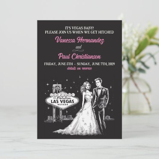 ラスベガス結婚ズ 招待状 (スタンド正面)