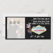 ラスベガス結婚式の写真発表 案内状 (正面)