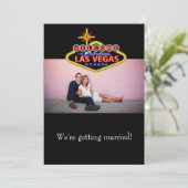 ラスベガス結婚式招待状 招待状 (スタンド正面)