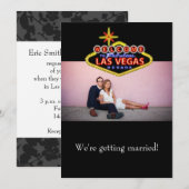 ラスベガス結婚式招待状 招待状 (正面/裏面)