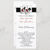 ラスベガス結婚式 プログラム (正面/裏面)