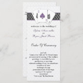 ラスベガス結婚式 プログラム (正面/裏面)