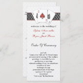 ラスベガス結婚式 プログラム (正面/裏面)