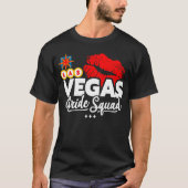 ラスベガス花嫁パーティー可愛いバチェラー・パーティー Tシャツ (正面)