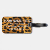 ラスベガス荷物タグ(チータプリント) ラゲッジタグ (裏面横)