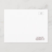 ラスベガス記念日パーティーはがき インビテーションポストカード (裏面)