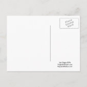 ラスベガス記念日パーティーはがき インビテーションポストカード (裏面)