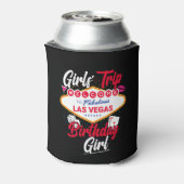 ラスベガス誕生日ガールズトリップベガス誕生日ガール 缶クーラー (缶裏面)