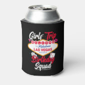 ラスベガス誕生日ガールズトリップベガス誕生日分隊 缶クーラー (缶裏面)