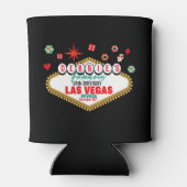 ラスベガス誕生日パーティーのカスタマイズ 缶クーラー (裏面)