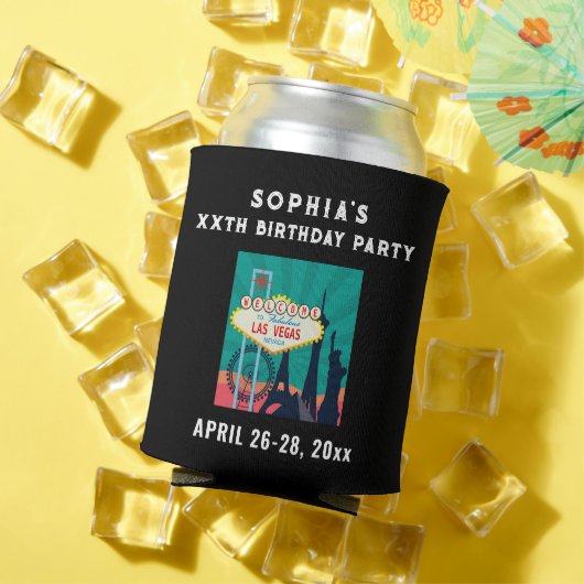 ラスベガス誕生日パーティーのトリップスペクト 缶クーラー (インサイチュ 夏)