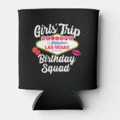 ラスベガス誕生日パーティー – ガールズトリップデイスクワッド 缶クーラー (正面)