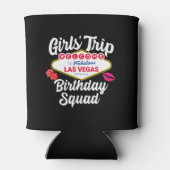 ラスベガス誕生日パーティー – ガールズトリップデイスクワッド 缶クーラー (裏面)