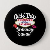 ラスベガス誕生日パーティー – ガールズトリップデイスクワッド 缶バッジ (正面)