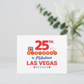ラスベガス誕生日パーティー - ラスベガスで25歳の誕生日 ポストカード (スタンド正面)