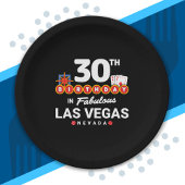 ラスベガス誕生日パーティー – 30th Birthday In Vegas ペーパープレート