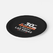 ラスベガス誕生日パーティー – 30th Birthday In Vegas ペーパープレート (アングル)