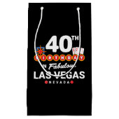 ラスベガス誕生日パーティー – 40th Birthday In Vegas スモールペーパーバッグ (正面)