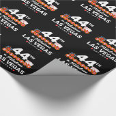 ラスベガス誕生日パーティー – 44誕生日インベガス ラッピングペーパー (角)