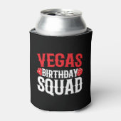 ラスベガス誕生日パーティー – Matching Vegas Squad 缶クーラー (缶正面)