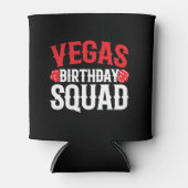 ラスベガス誕生日パーティー – Matching Vegas Squad 缶クーラー (正面)