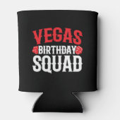 ラスベガス誕生日パーティー – Matching Vegas Squad 缶クーラー (裏面)