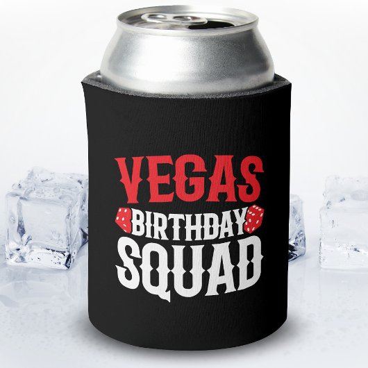 ラスベガス誕生日パーティー – Matching Vegas Squad 缶クーラー