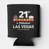 ラスベガス誕生日パーティー – Vegasで21歳の誕生日 缶クーラー (裏面)