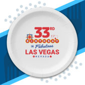 ラスベガス誕生日パーティー – Vegasで33誕生日 ペーパープレート