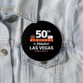 ラスベガス誕生日パーティー – Vegasで50誕生日 缶バッジ (インサイチュ)