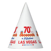 ラスベガス誕生日パーティー – Vegasで70誕生日 パーティーハット (左)