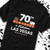 ラスベガス誕生日パーティー – Vegasで70誕生日 Tシャツ