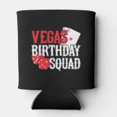 ラスベガス誕生日 – ベガスパーティー誕生日分隊 缶クーラー (裏面)