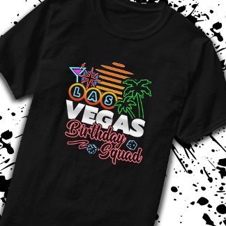 ラスベガス誕生日 – ベガス誕生日スクワッド Tシャツ