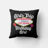 ラスベガス誕生日- Vegas Girls Trip for誕生日 クッション (裏面)