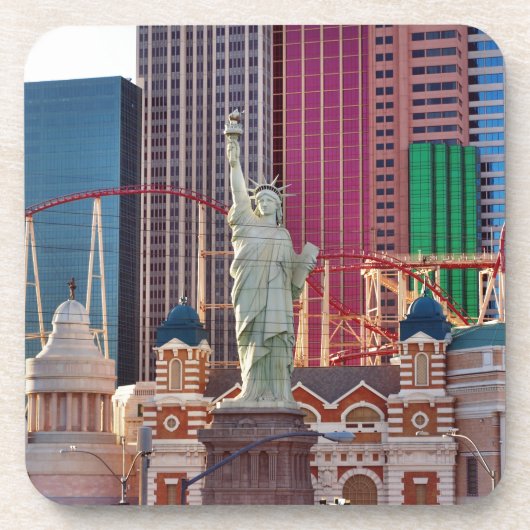 ラスベガス賭博ゲームカジノネオンサイン コースター (正面)