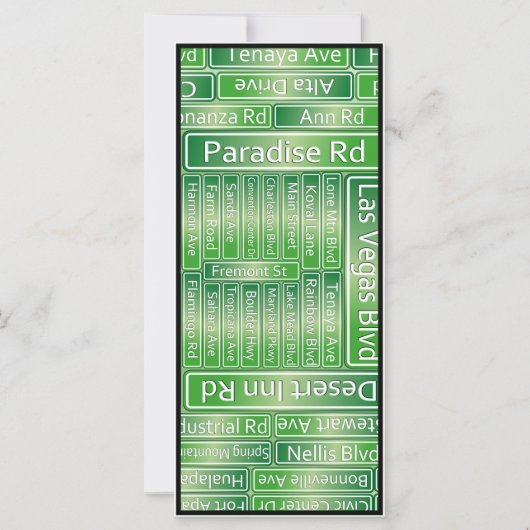 ラスベガス通りロードシンボルや象徴 (正面)