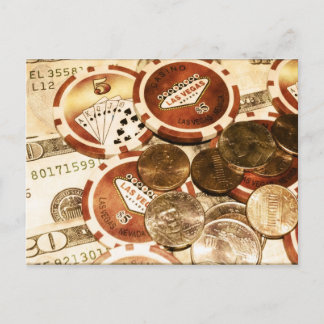 ラスベガス通貨 ポストカード