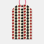 ラスベガス金ゴールドブラック結婚へようこそ ギフトタグ (裏面)