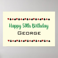 ラスベガス風カジノカードスーツの誕生日
