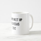 ラスベガス2012のマグの上のTWIFICの大会 コーヒーマグカップ (正面右)