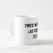 ラスベガス2012のマグの上のTWIFICの大会 コーヒーマグカップ (正面左)