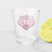 ラスベガス21歳の誕生日ショットグラス ショットグラス (裏面)