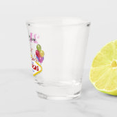 ラスベガス21歳の誕生日パーソナライズされたショットグラス ショットグラス (右)