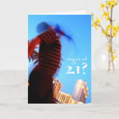 ラスベガス21?バースデーカード カード (黄色い花)