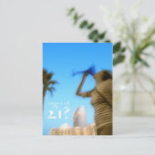 ラスベガス21？誕生日招待状 インビテーションポストカード (スタンド正面)