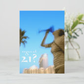 ラスベガス21?誕生日招待状 招待状 (スタンド正面)