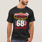 ラスベガス68周年記念カップル旅行 Tシャツ (正面)