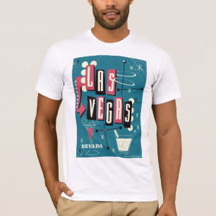 ラスベガス ウェディング ネバダ ビンテージ トラベル ポスター Tシャツ