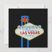 ラスベガス ウェディング＆レセプション 赤いハート 招待状 (裏面)